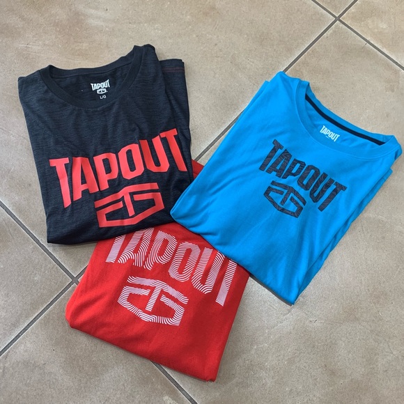 Tapout Other - Lot of 3 Men’s TAPOUT Short sleeve T-Shirts Large
